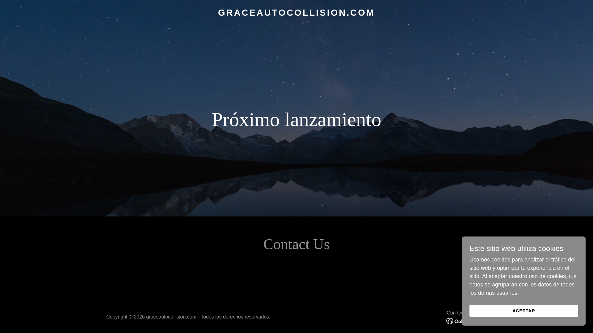 website screenshot of https://graceautocollision.com/