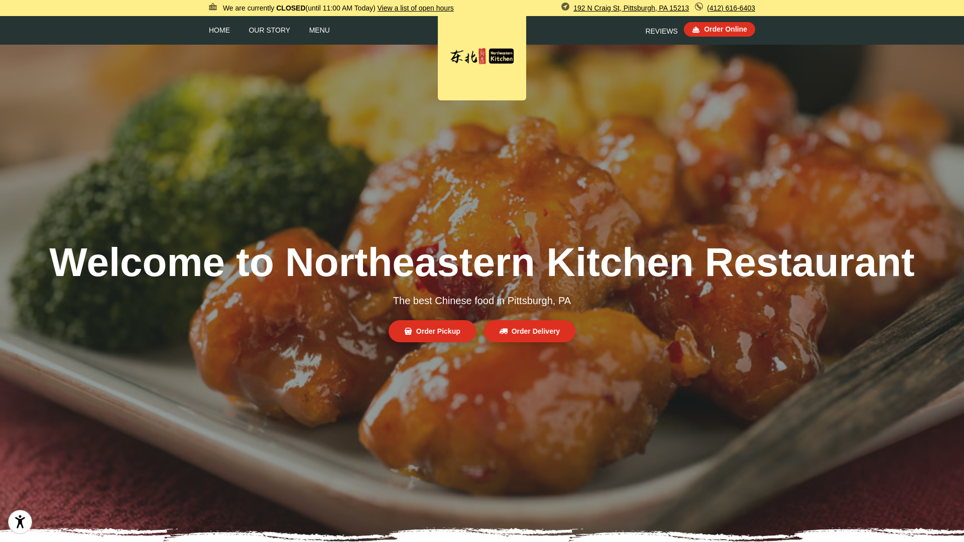 website screenshot of https://northeasternkitchentogo.com/