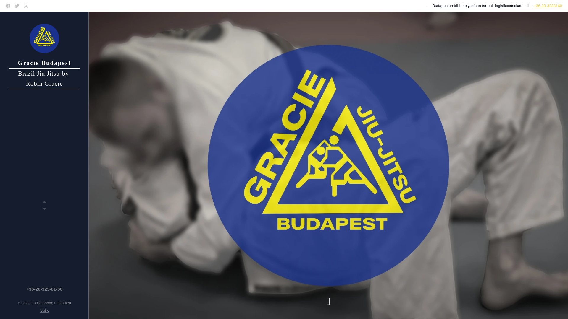 website screenshot of https://graciebudapest.hu