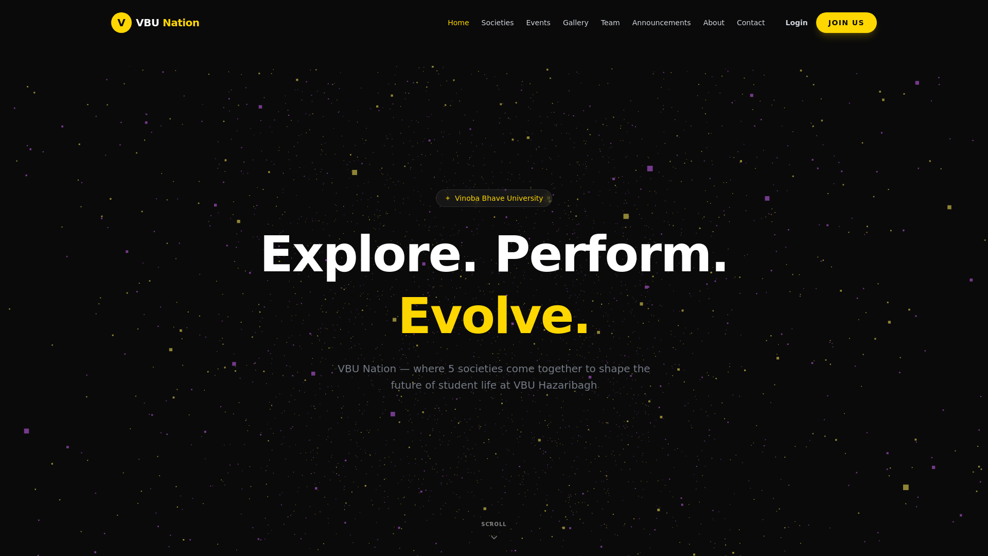 website screenshot of https://vbunation.pages.dev/