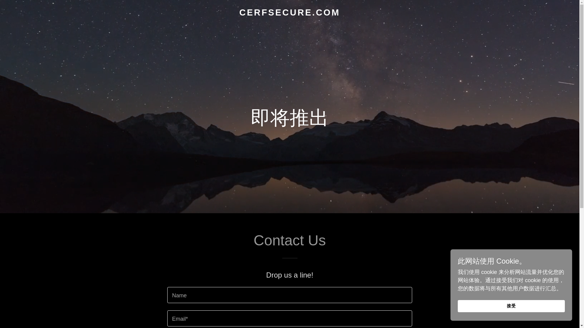 website screenshot of https://cerfsecure.com/