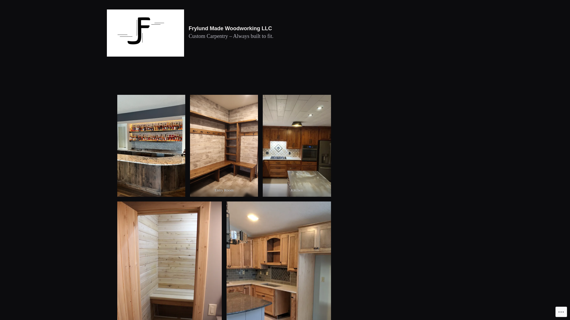 website screenshot of https://frylundmade.com/