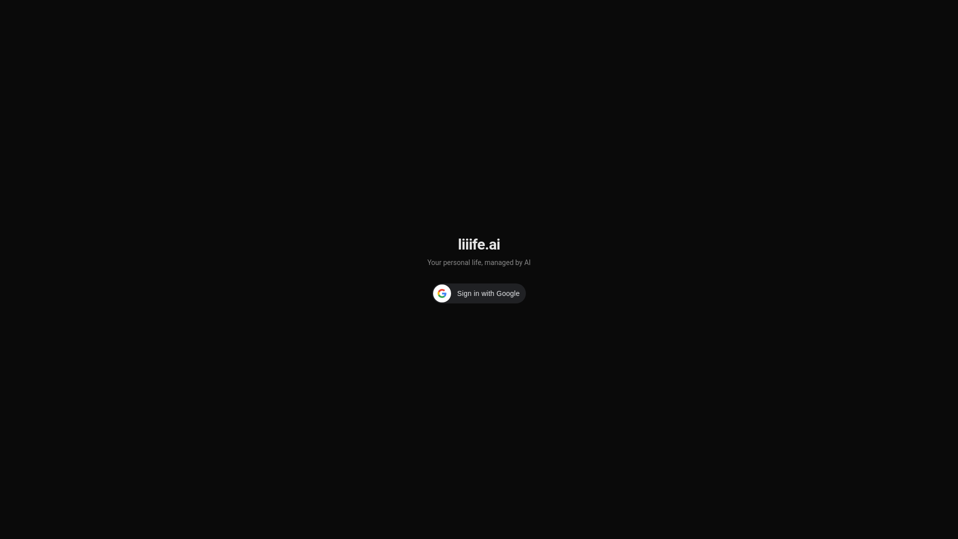 website screenshot of https://liiife-dashboard.pages.dev/