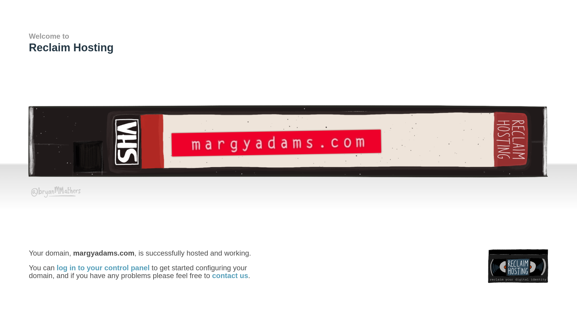 website screenshot of https://margyadams.com/