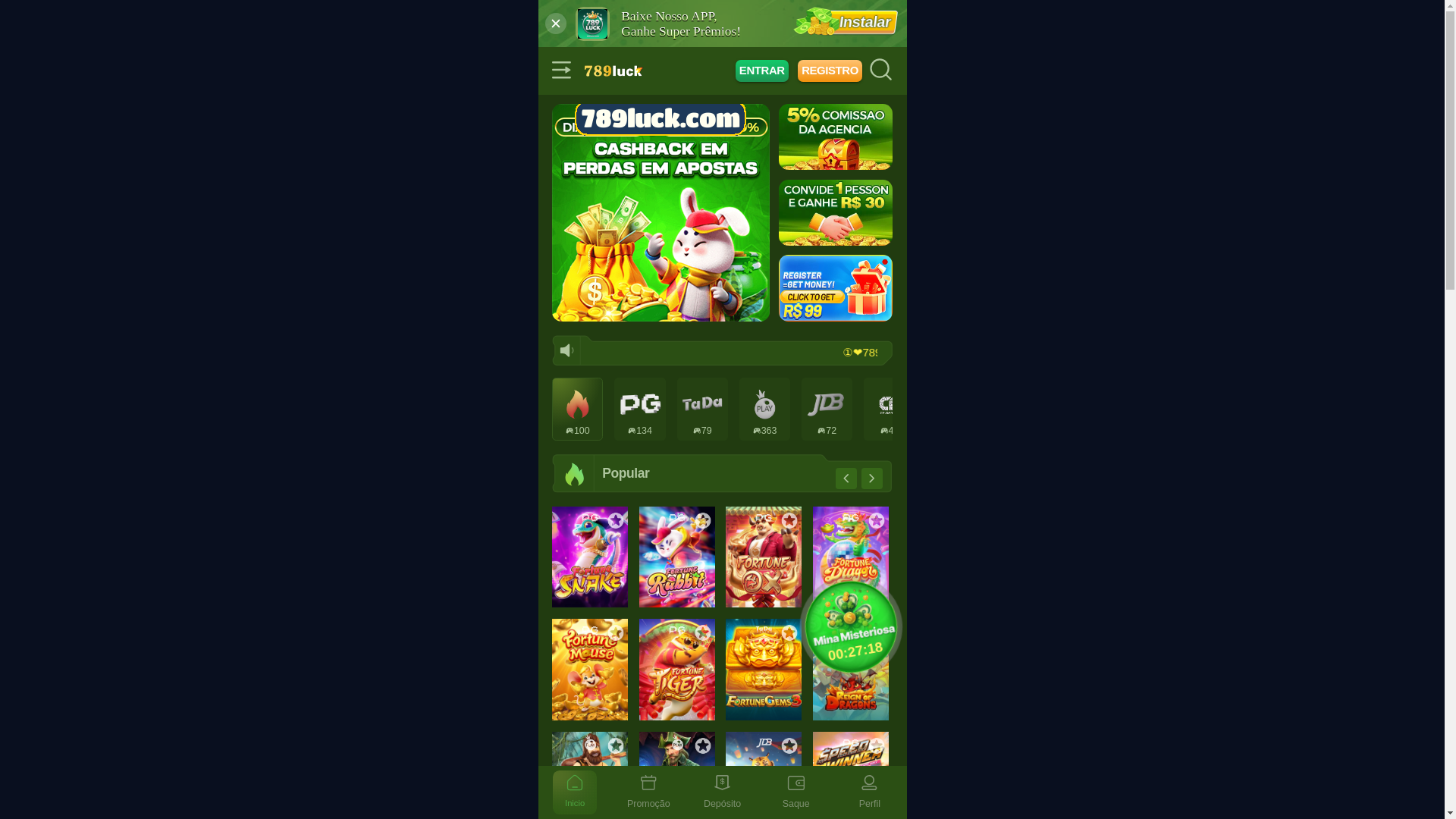 website screenshot of https://789luck5.com/
