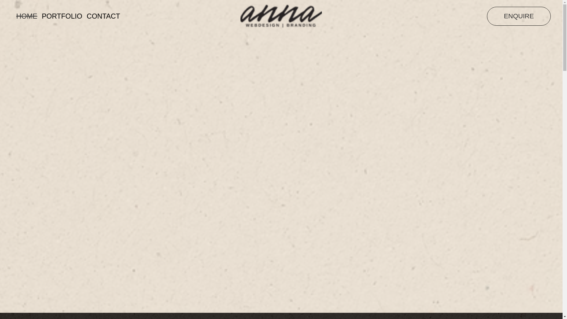 website screenshot of https://annawebdesigns.com/