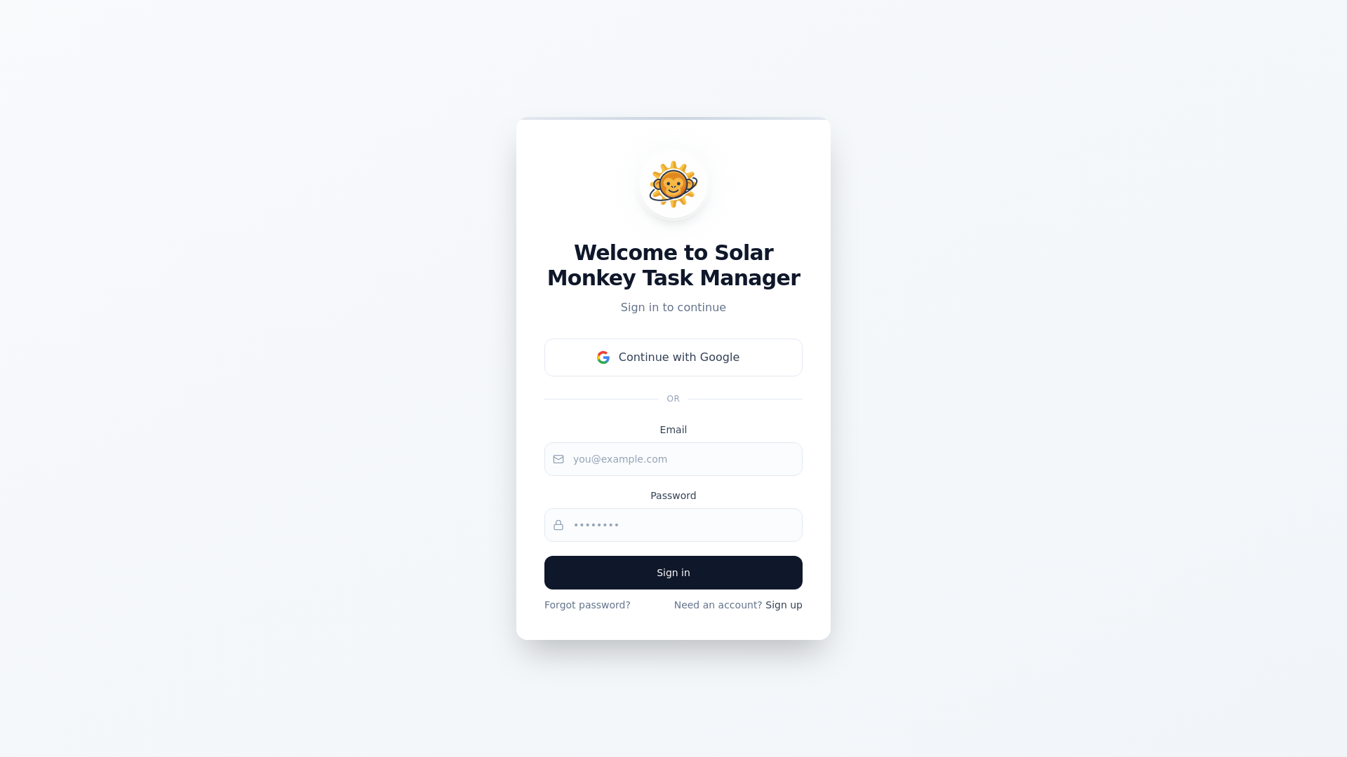 website screenshot of https://solar-mokey.com/