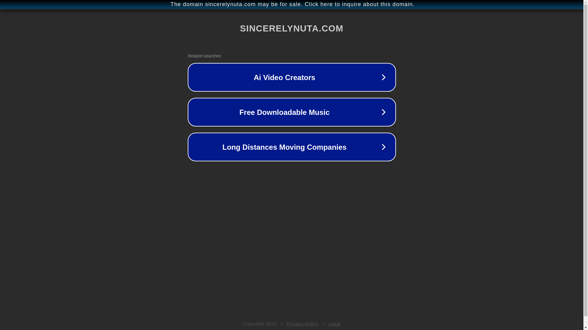 website screenshot of https://sincerelynuta.com/