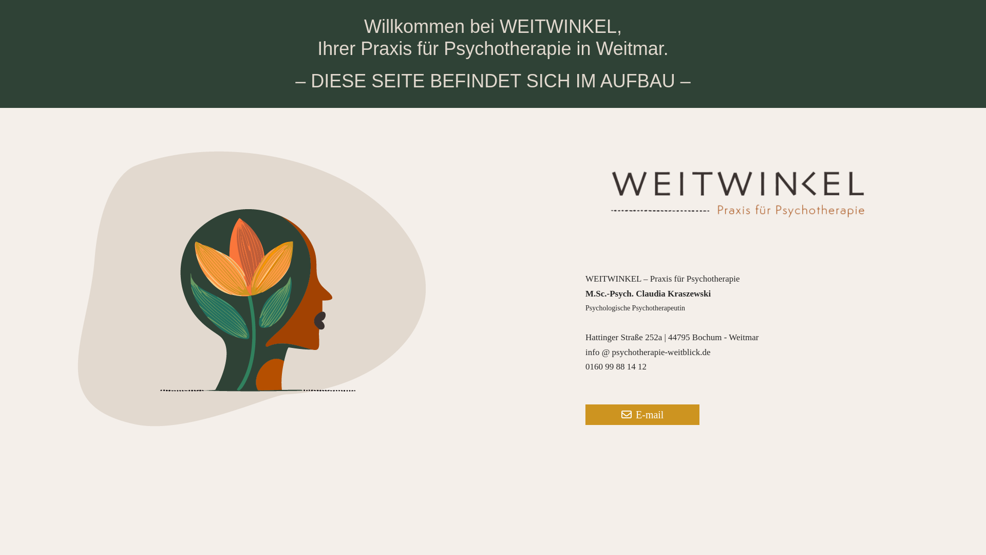 website screenshot of https://claudia-kraszewski.de/