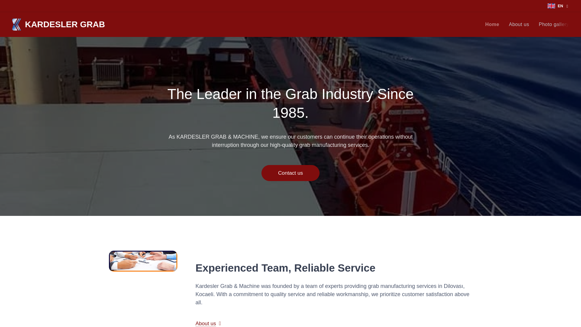 website screenshot of https://gottwaldcranegrab.com