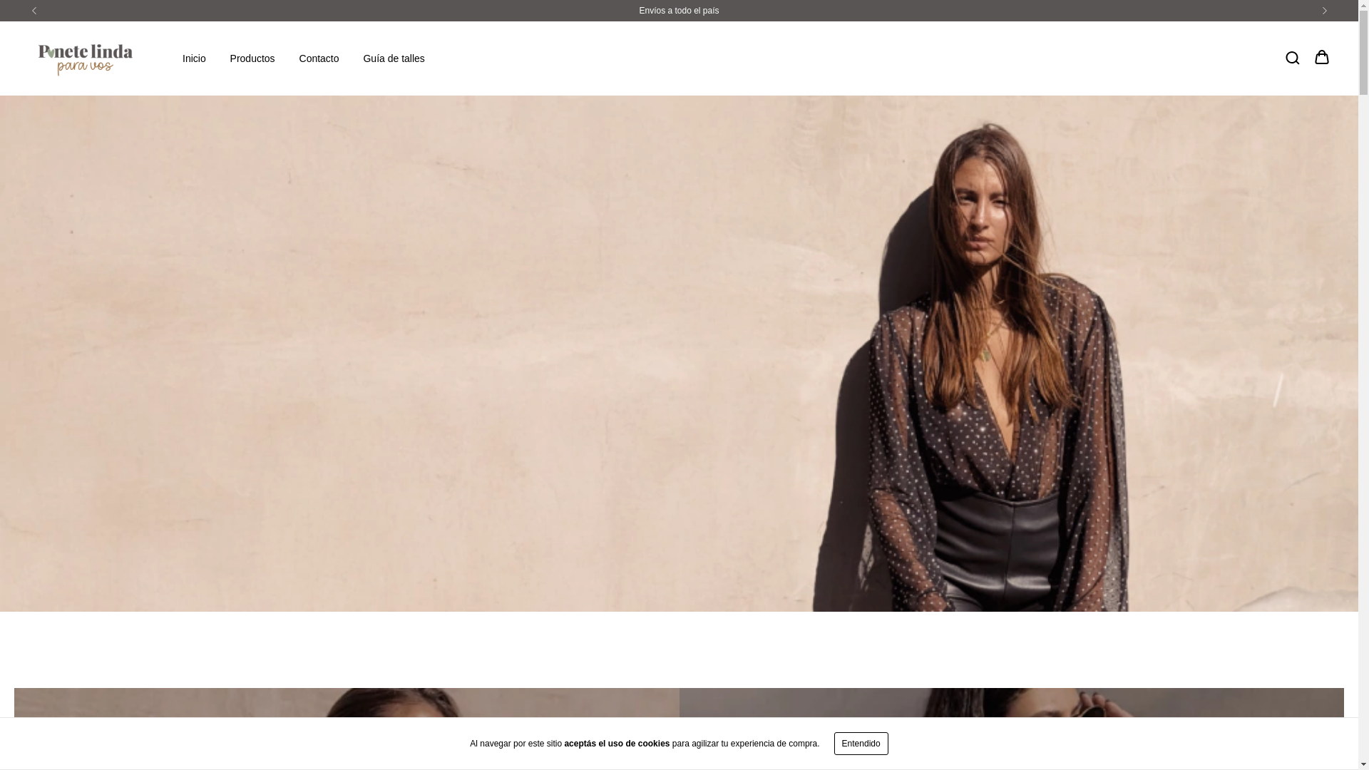 website screenshot of https://ponetelindaparavos.com.ar/