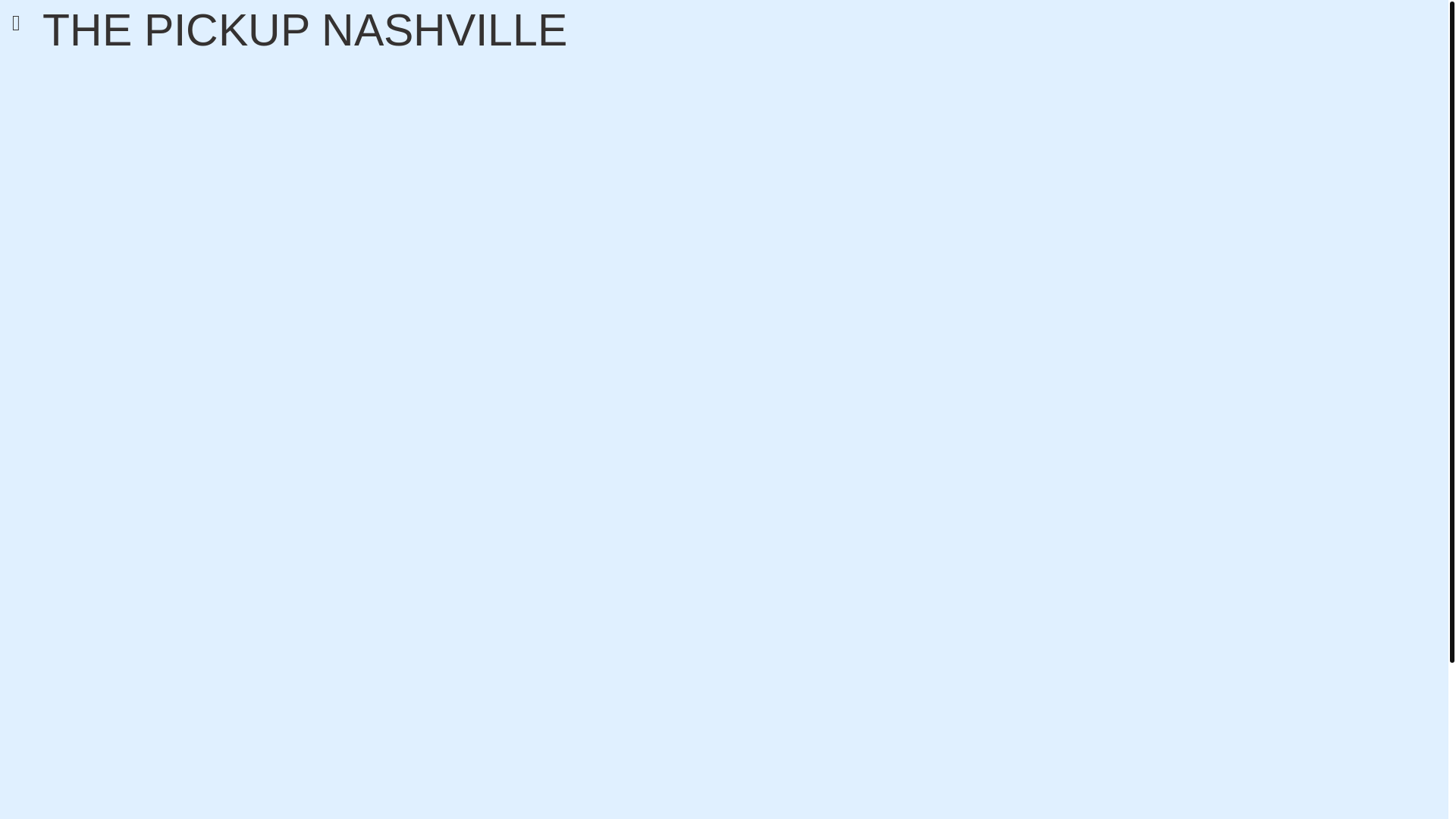 website screenshot of https://thepickupnashville.com/