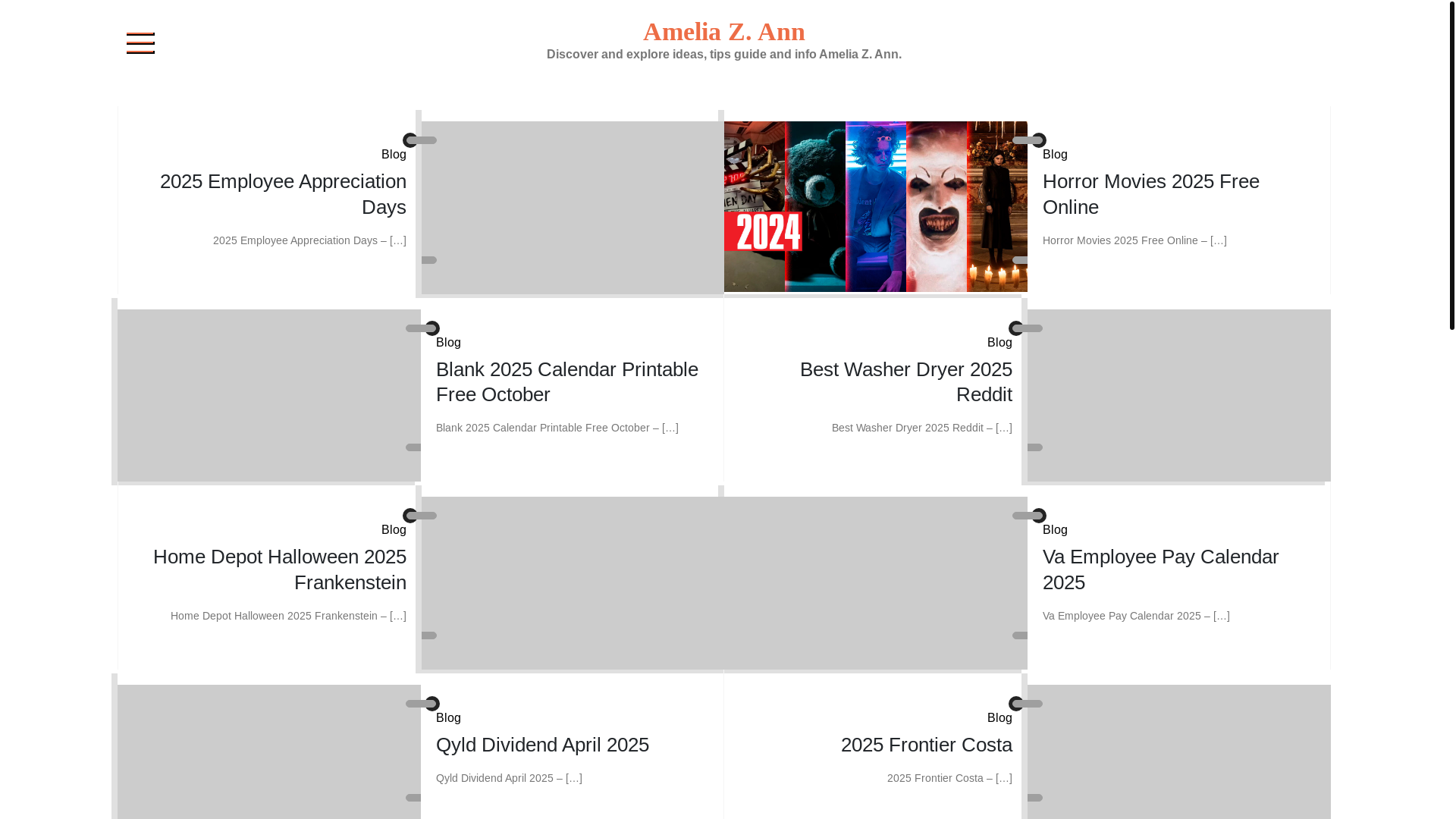 website screenshot of https://ameliazann.pages.dev/