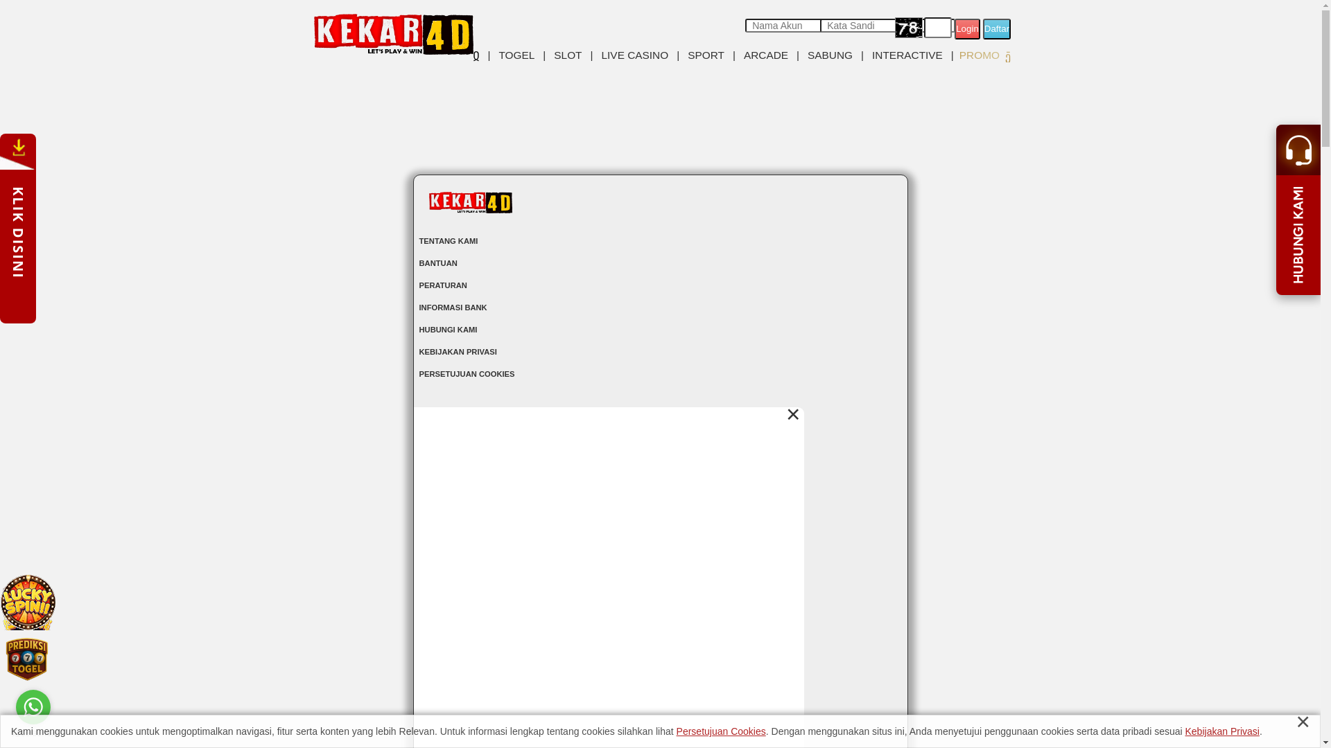 website screenshot of https://ampk-kekar4d.rest/