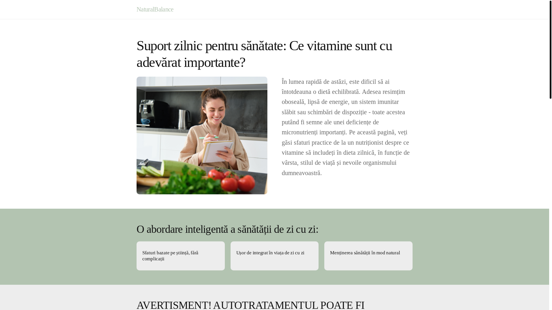 website screenshot of https://naturalbalanceb.info/