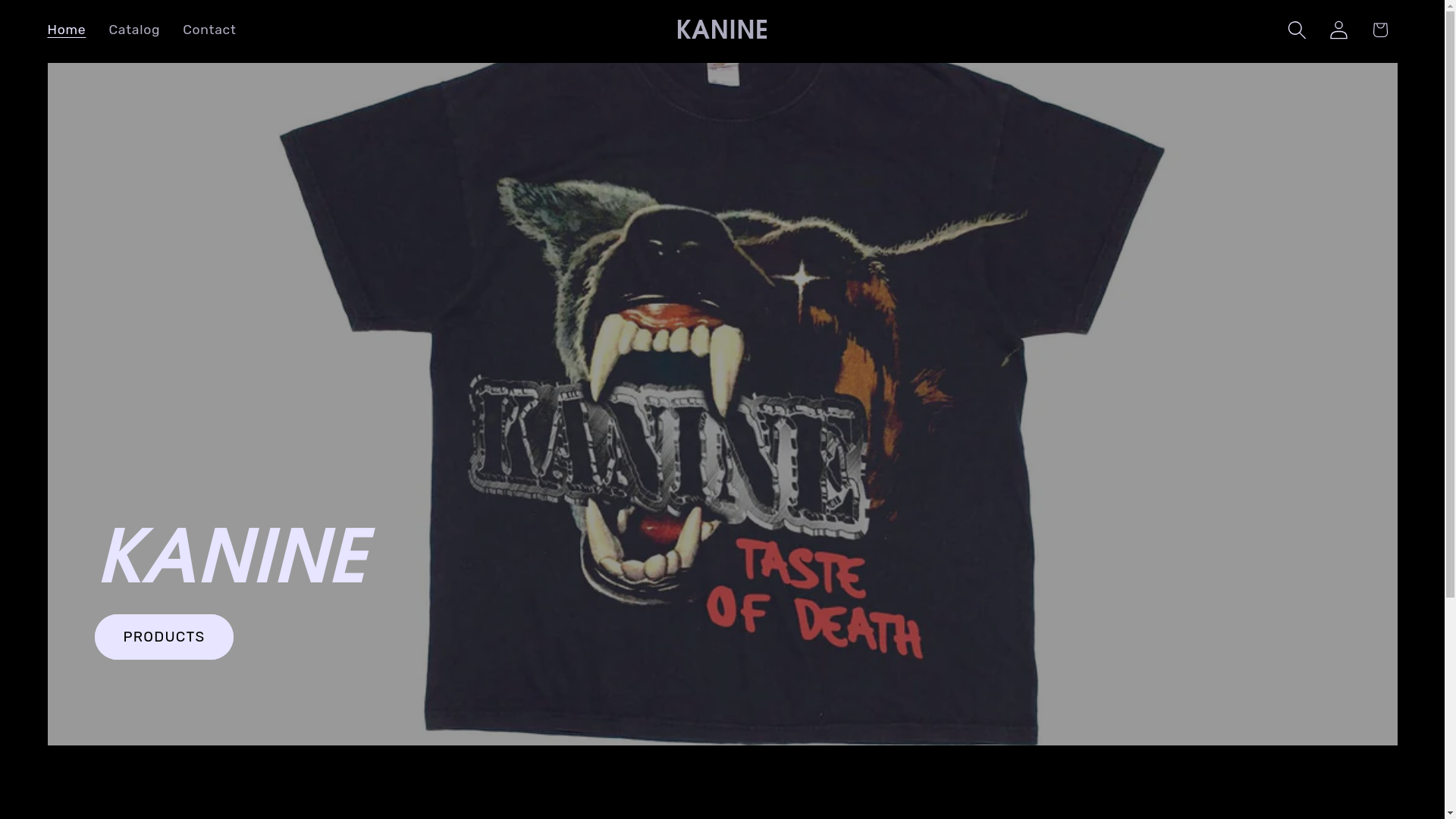 website screenshot of https://kanine.us/