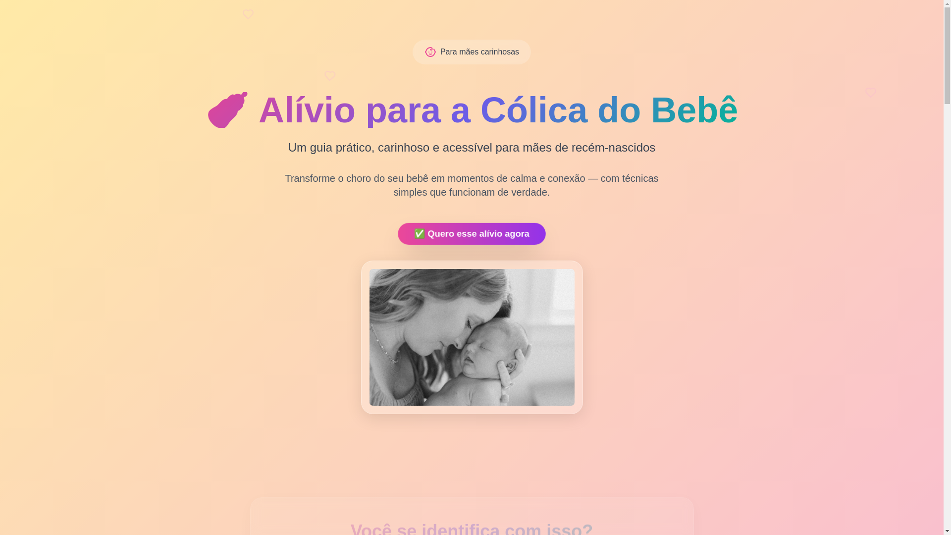 website screenshot of https://xn--aliviodaclicadobebe-84b.site/