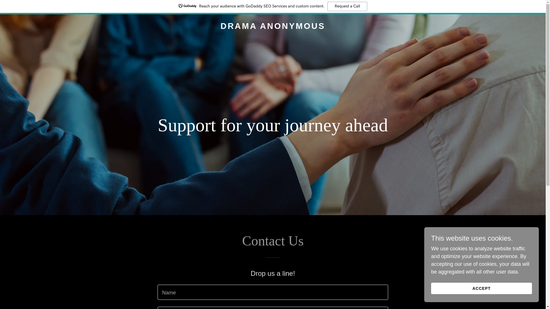 website screenshot of https://dramaanonymous.com/