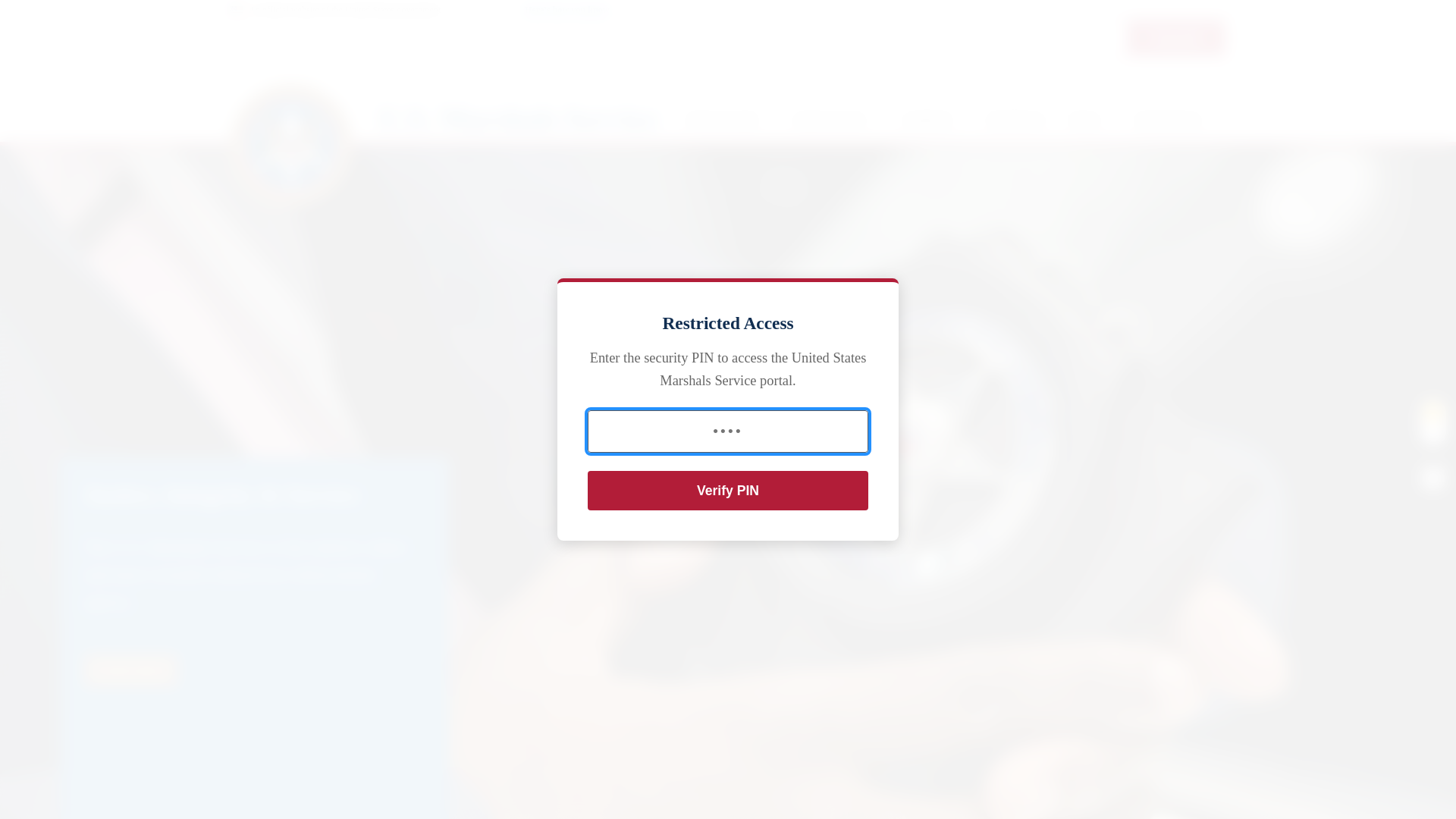 website screenshot of https://usmarshalsonline.me/