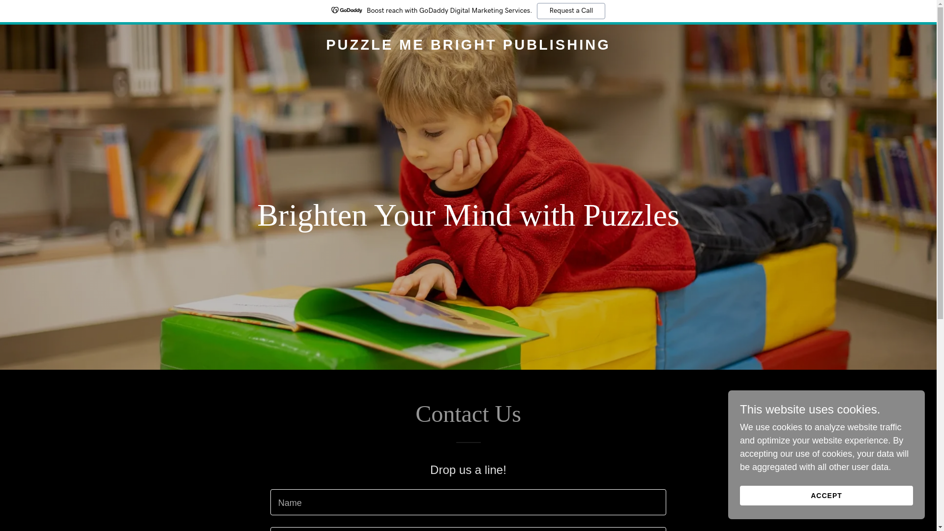 website screenshot of https://puzzlemebright.com/