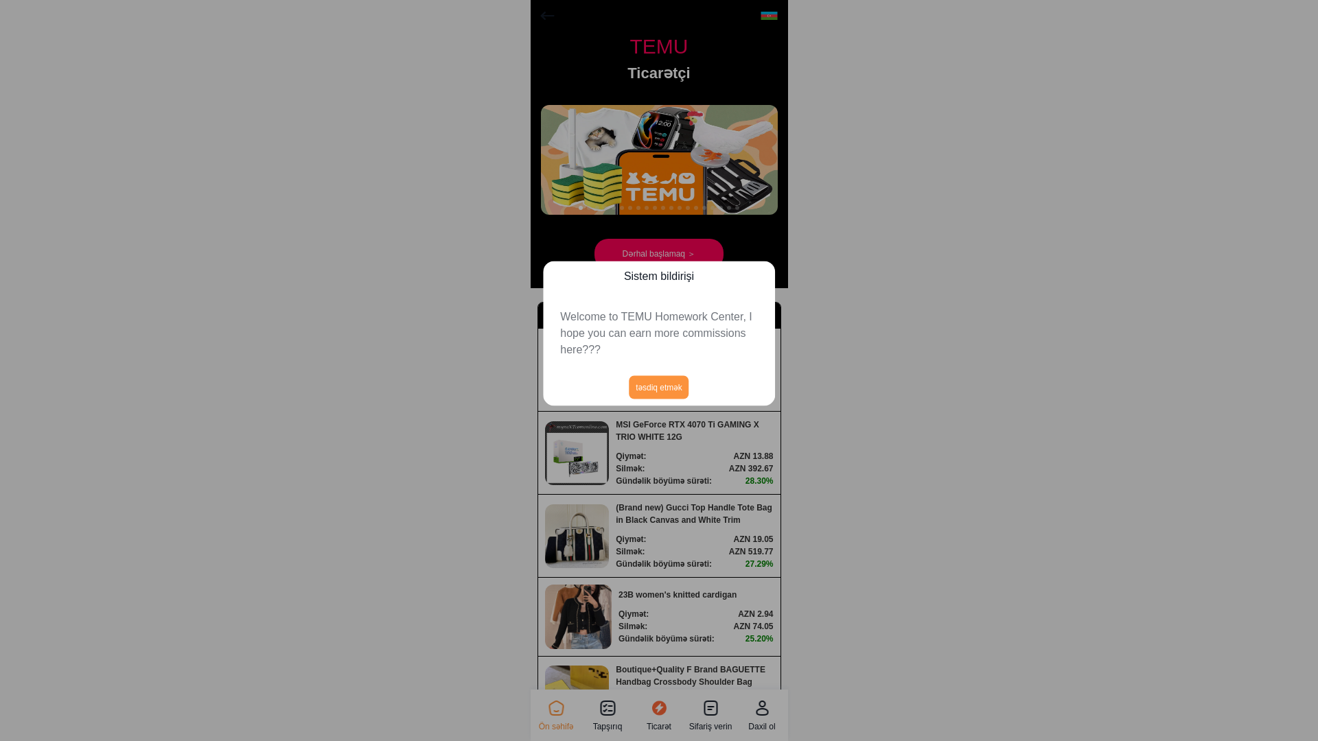 website screenshot of https://temu851.com/