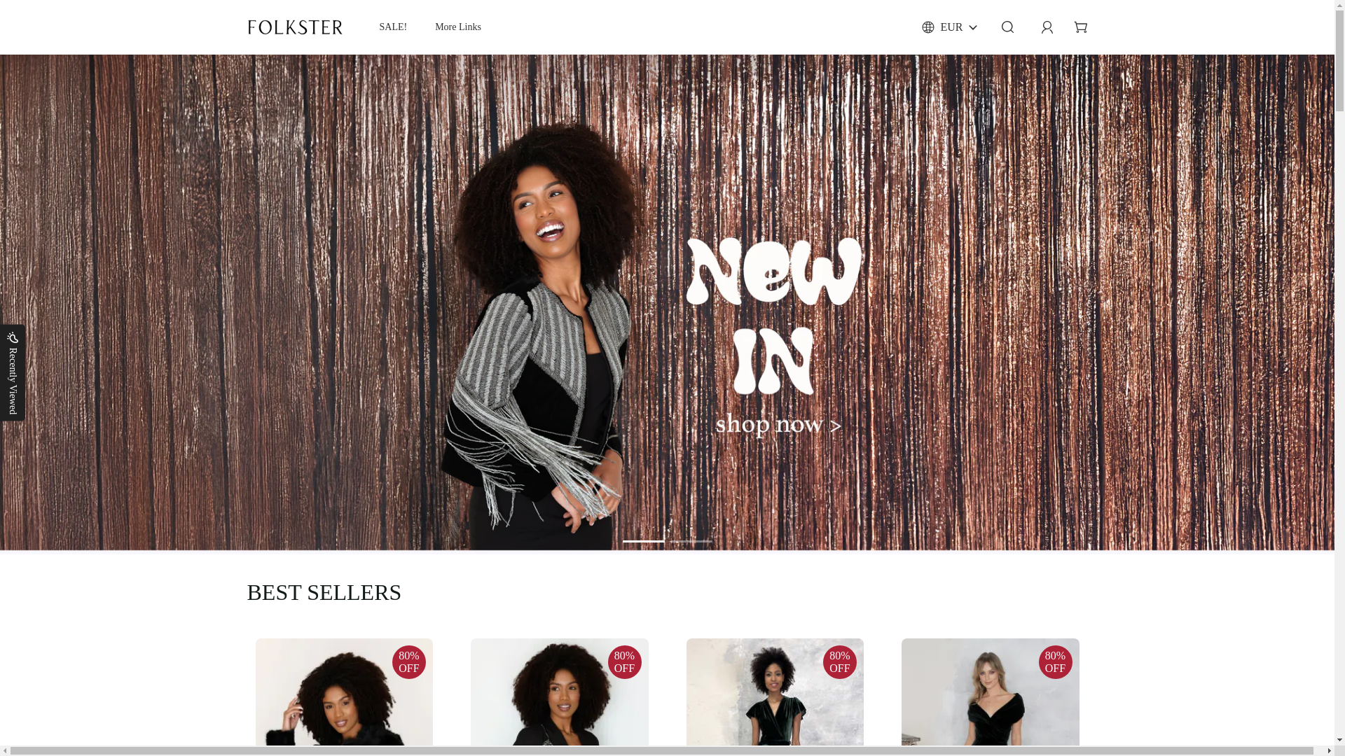 website screenshot of https://folkster-dress.com/