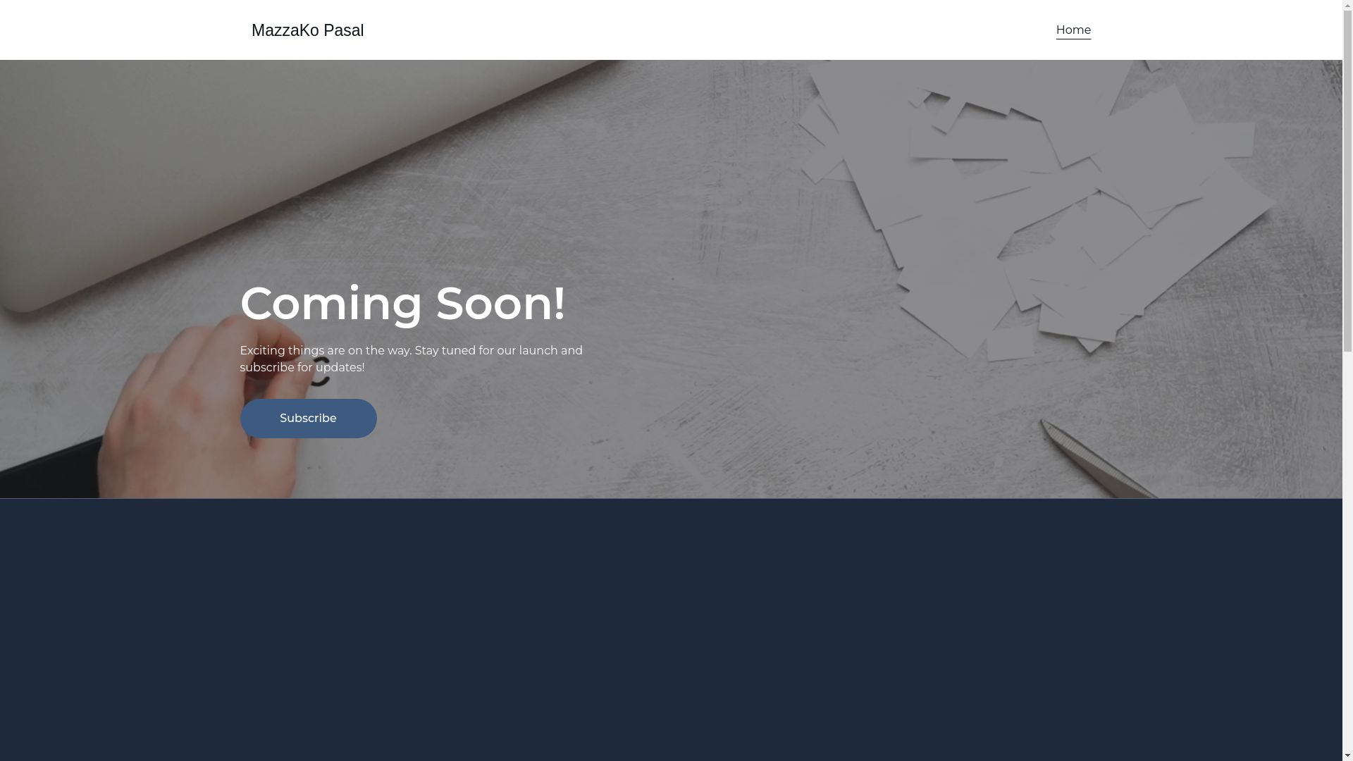 website screenshot of https://mazzakopasal.com.np/