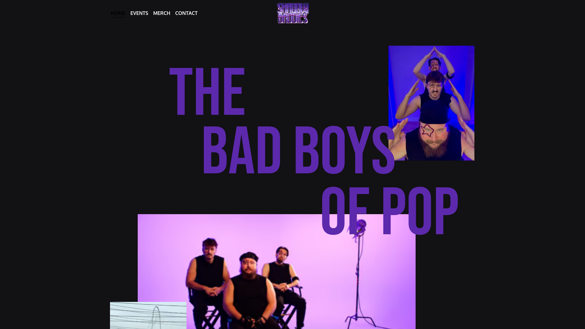 website screenshot of https://shadowbaddiesofficial.com/