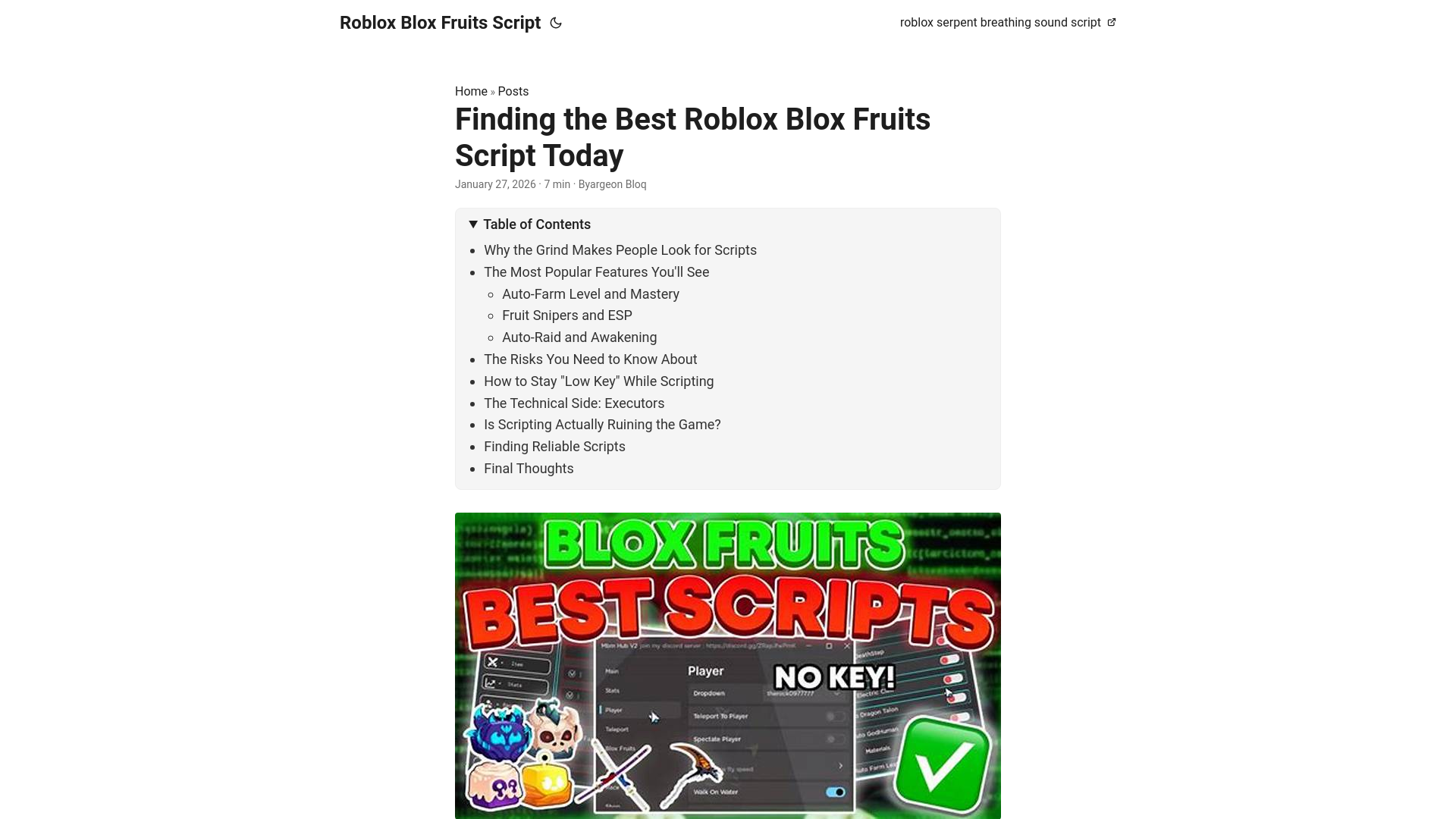 website screenshot of https://roblox-blox-fruits-script.pages.dev/