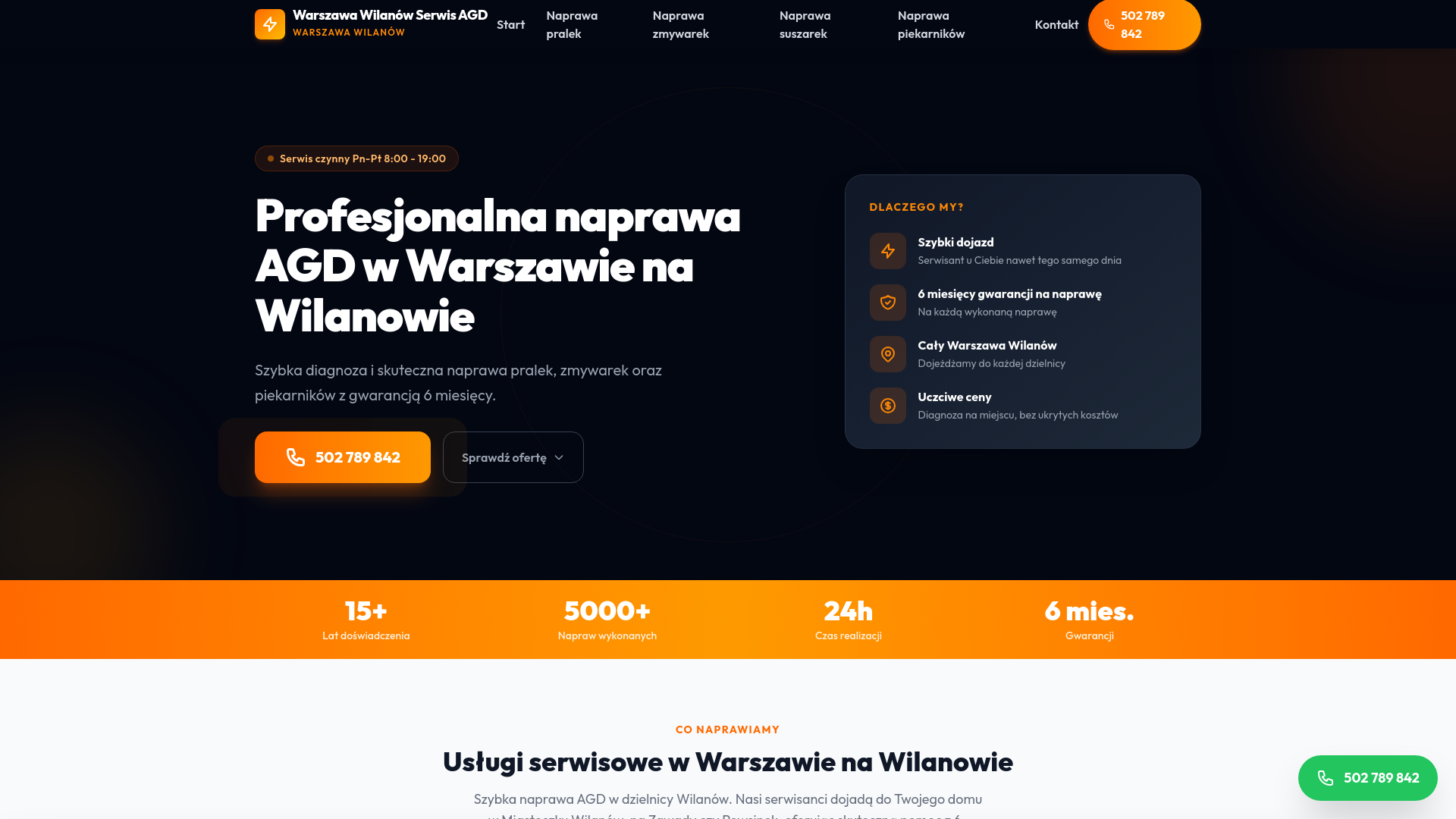 website screenshot of https://wilanow.pages.dev/