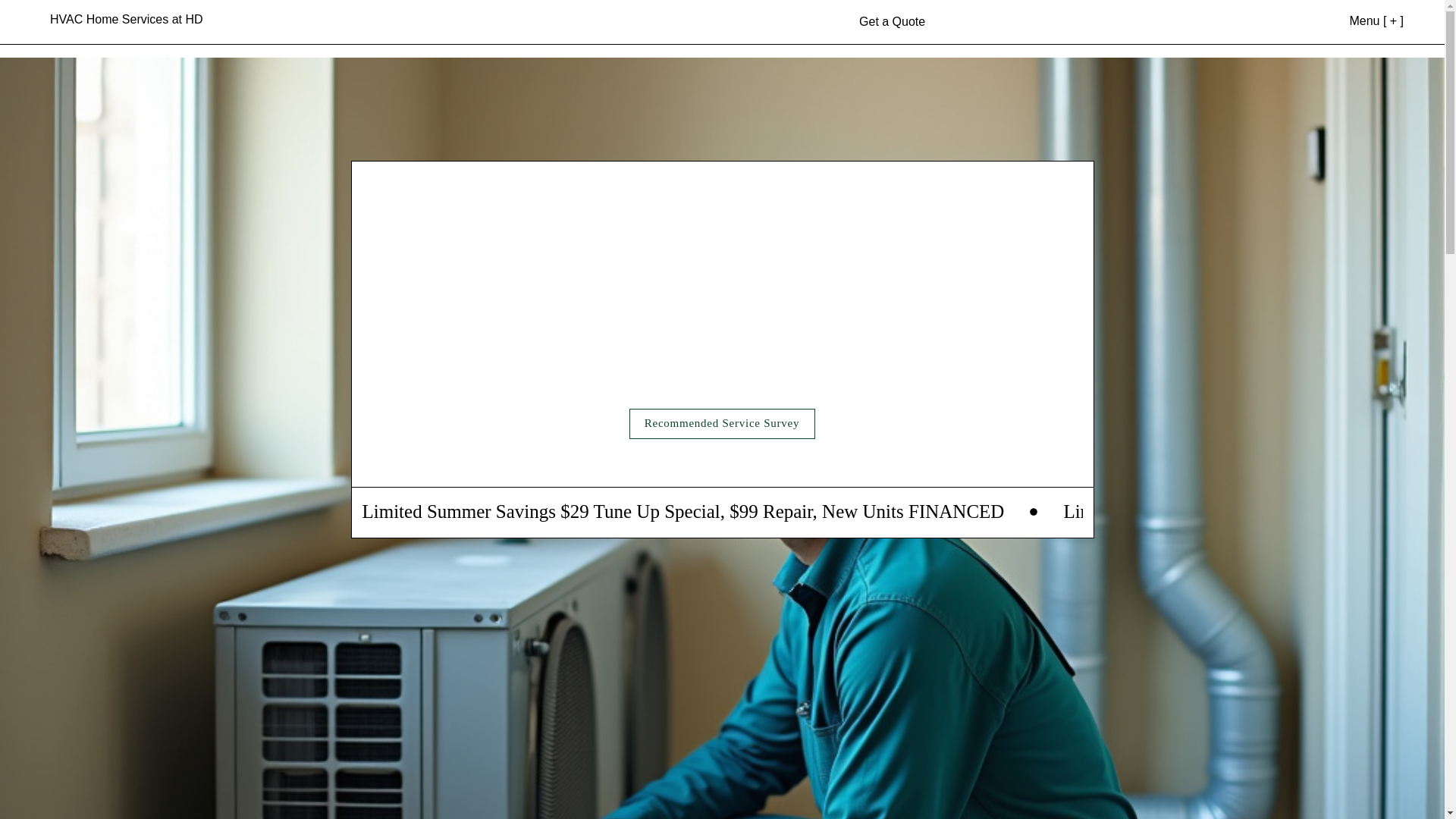website screenshot of https://hdhvacservices.com/