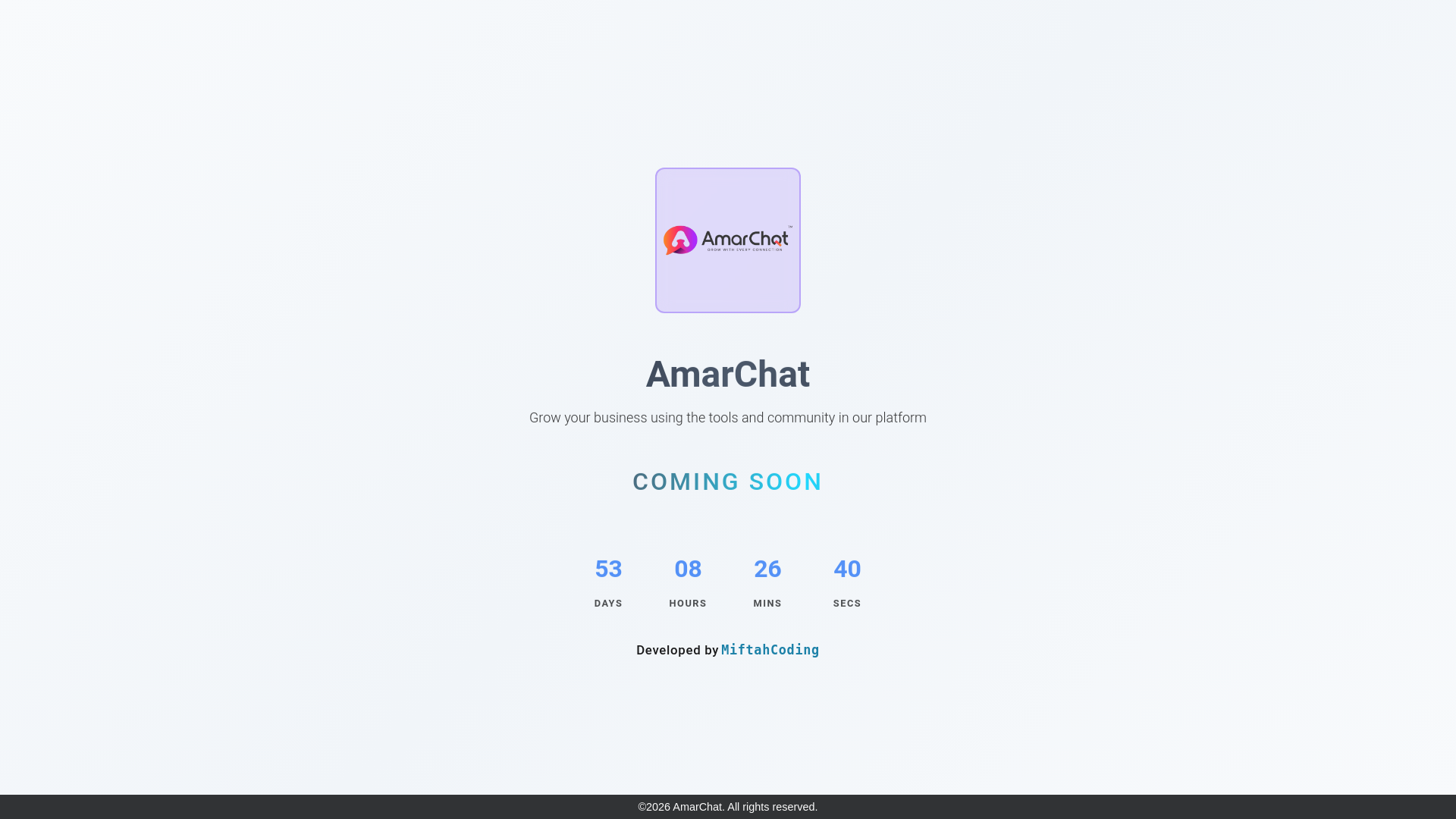 website screenshot of https://amarchat.pages.dev/