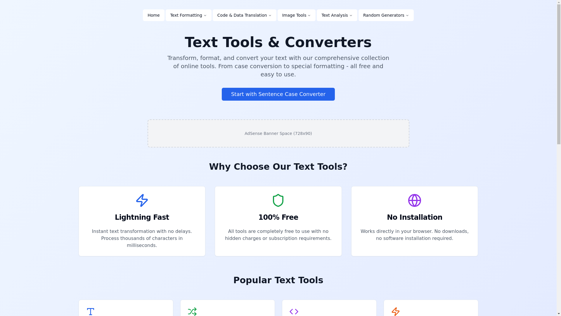 website screenshot of https://text-converters.com/