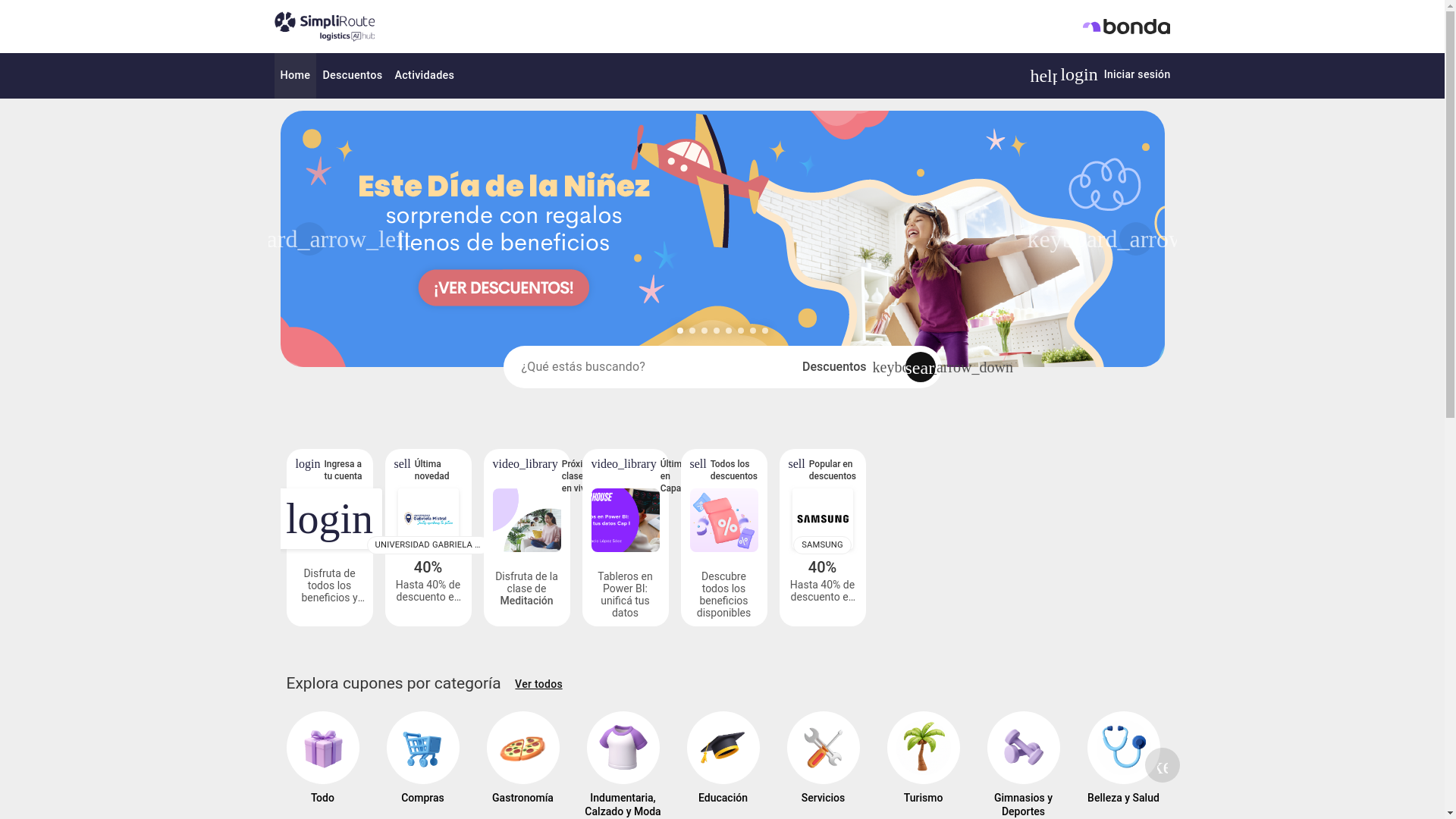 website screenshot of https://comunidadsimpliroute.com/
