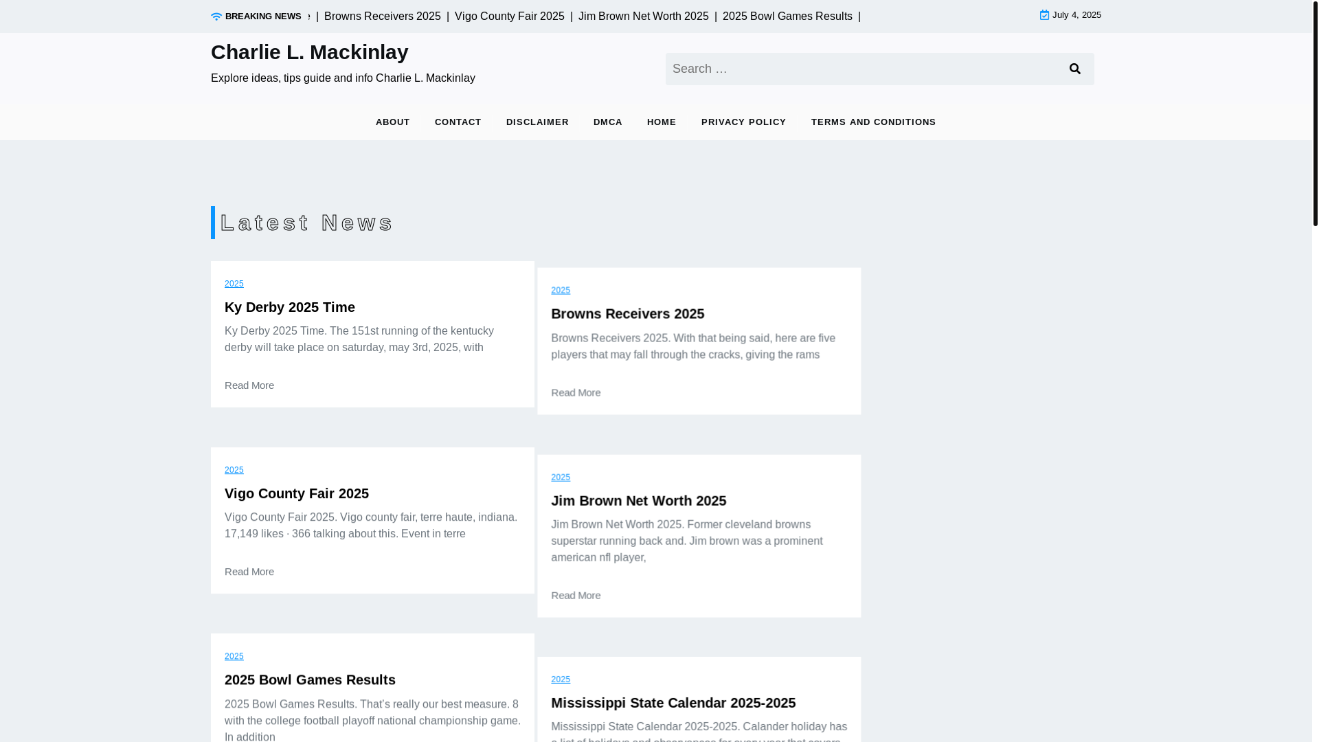 website screenshot of https://charlielmackinlay.pages.dev/