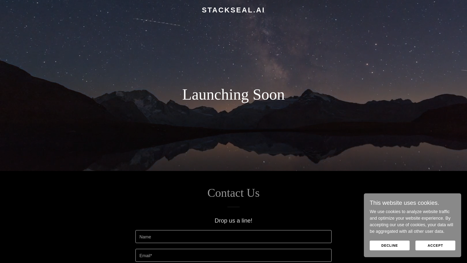 website screenshot of https://stackseal.ai