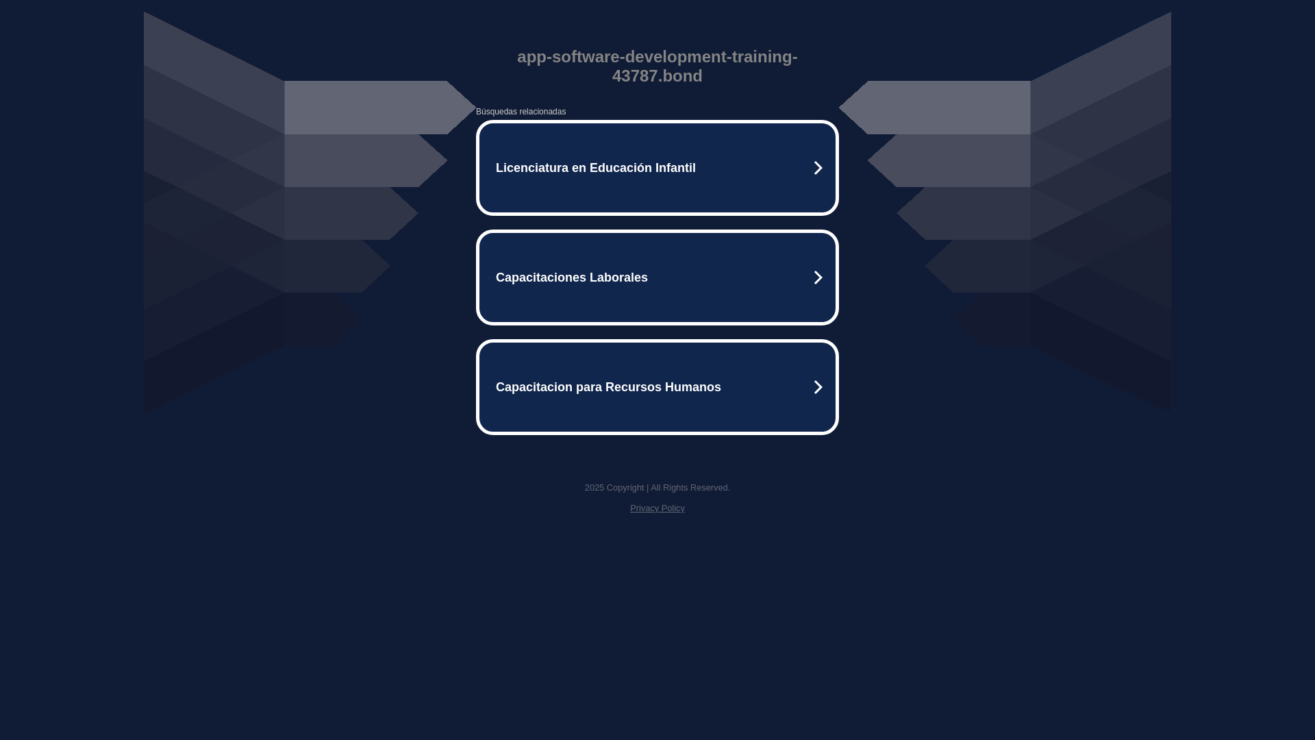 website screenshot of https://app-software-development-training-43787.bond/