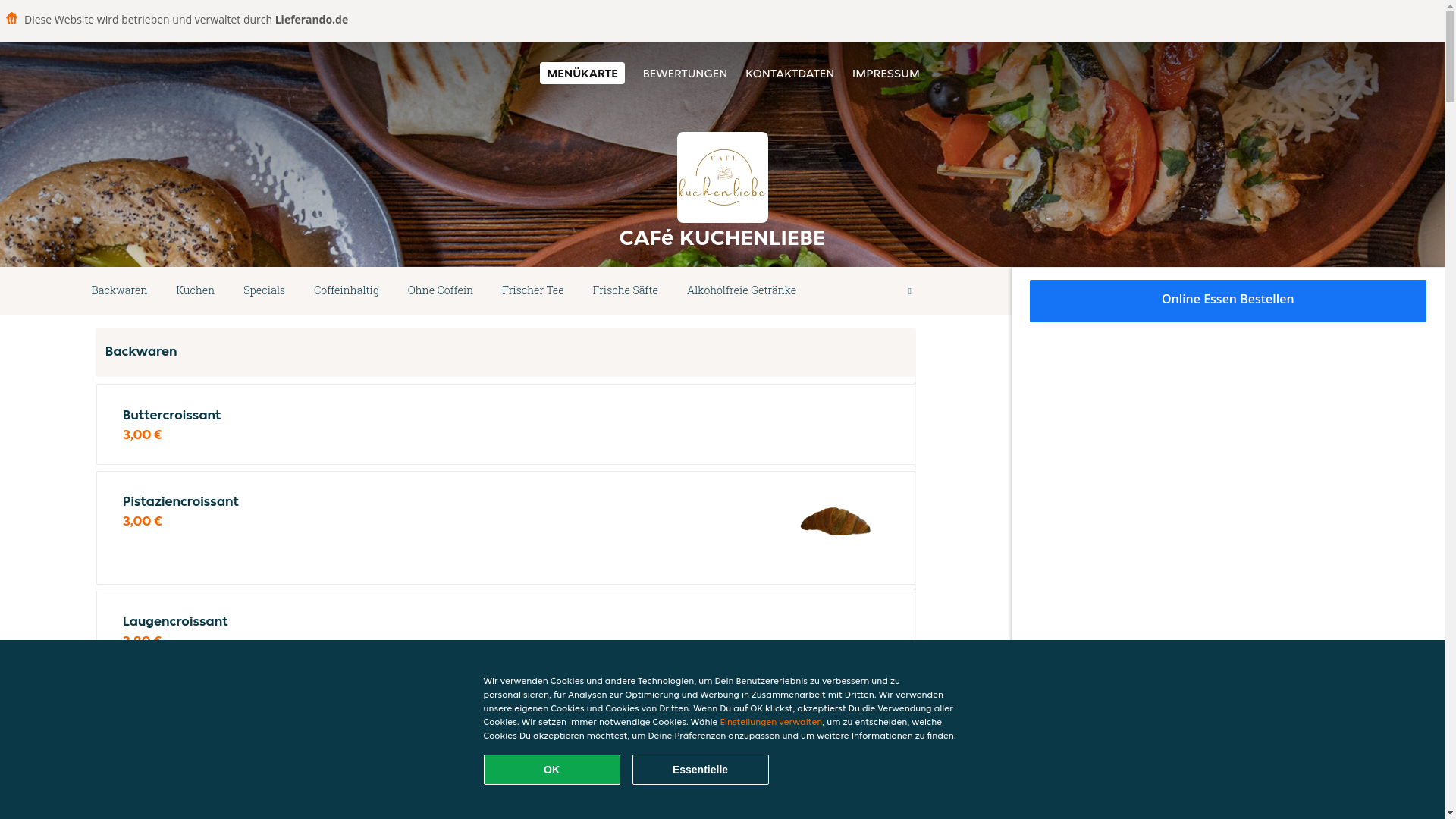 website screenshot of https://cafekuchenliebe-berlin.de/