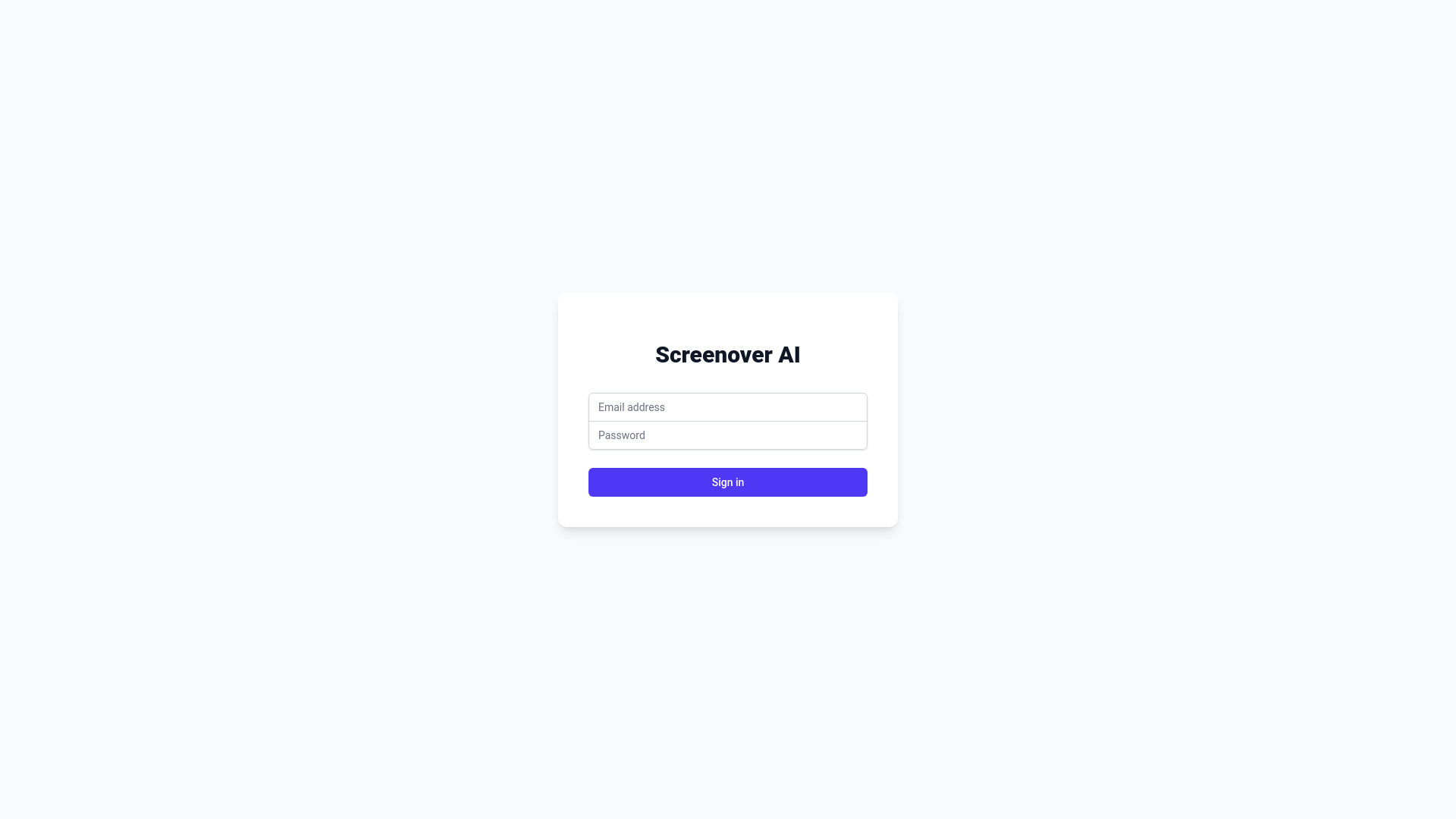 website screenshot of https://screenover-chatbot.pages.dev/