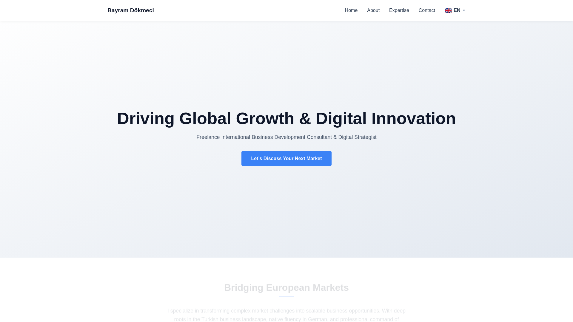 website screenshot of https://bayramdokmeci-tr.pages.dev/