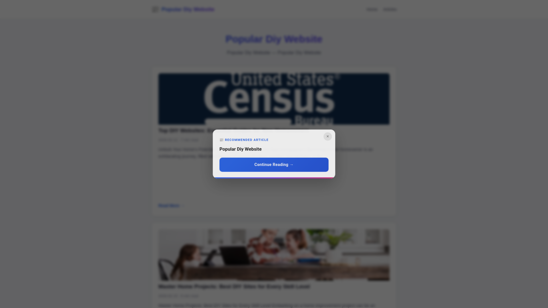 website screenshot of https://popular-diy-website.pages.dev/