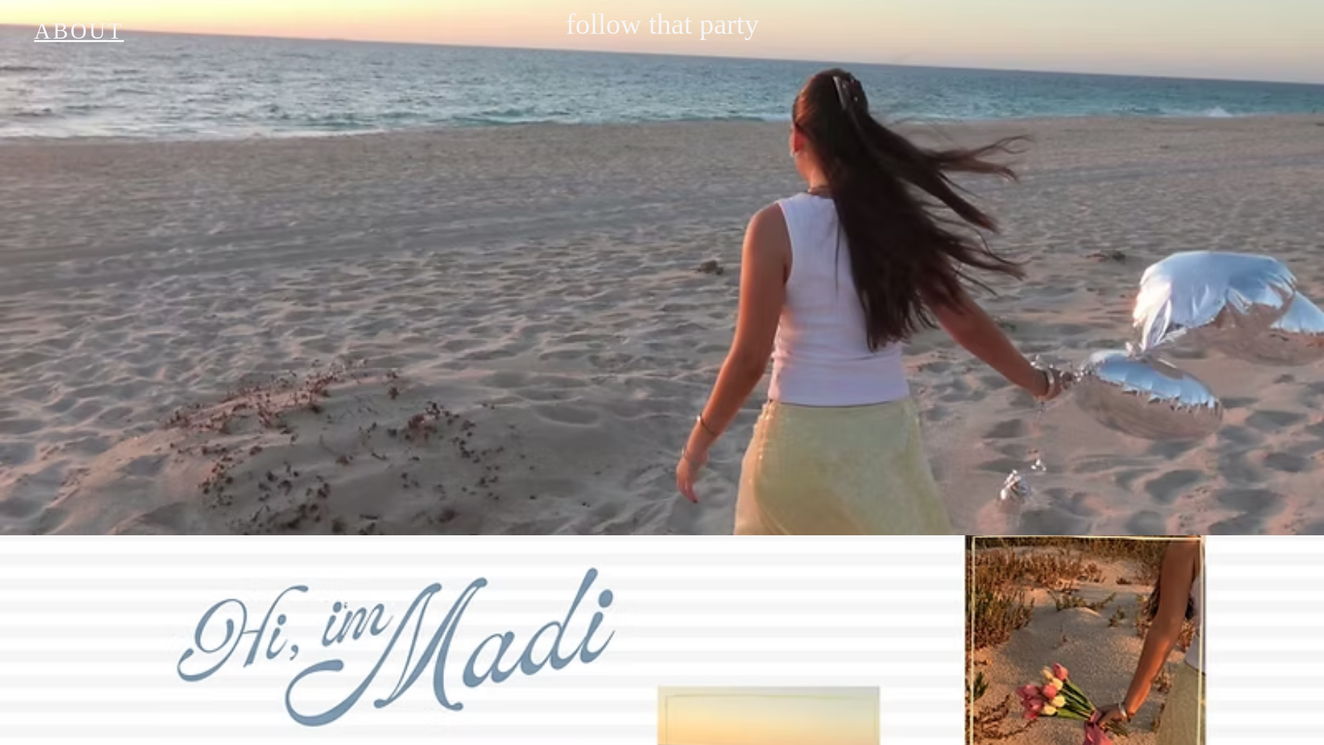 website screenshot of https://followthatparty.com.au/