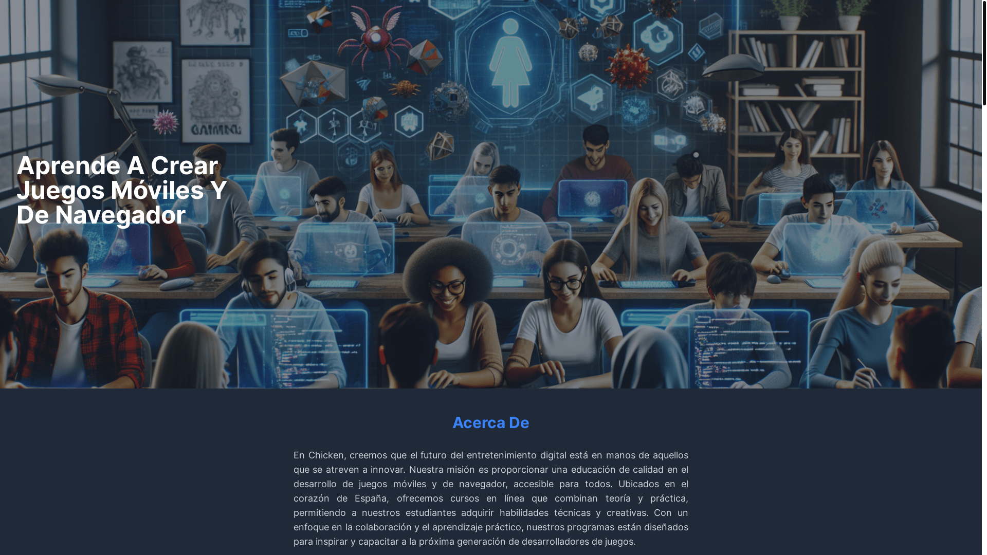 website screenshot of https://chickenschoolroad.com/
