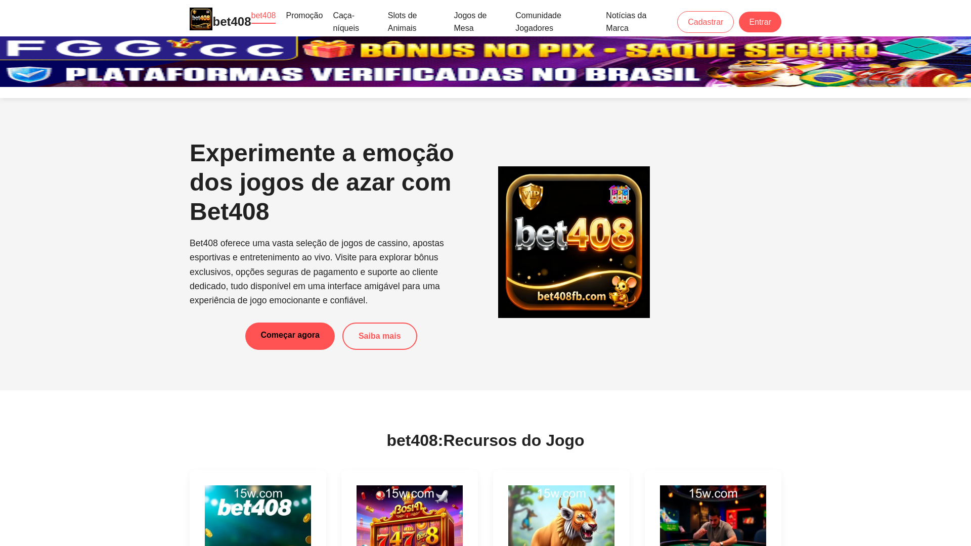 website screenshot of https://bet408fb.com