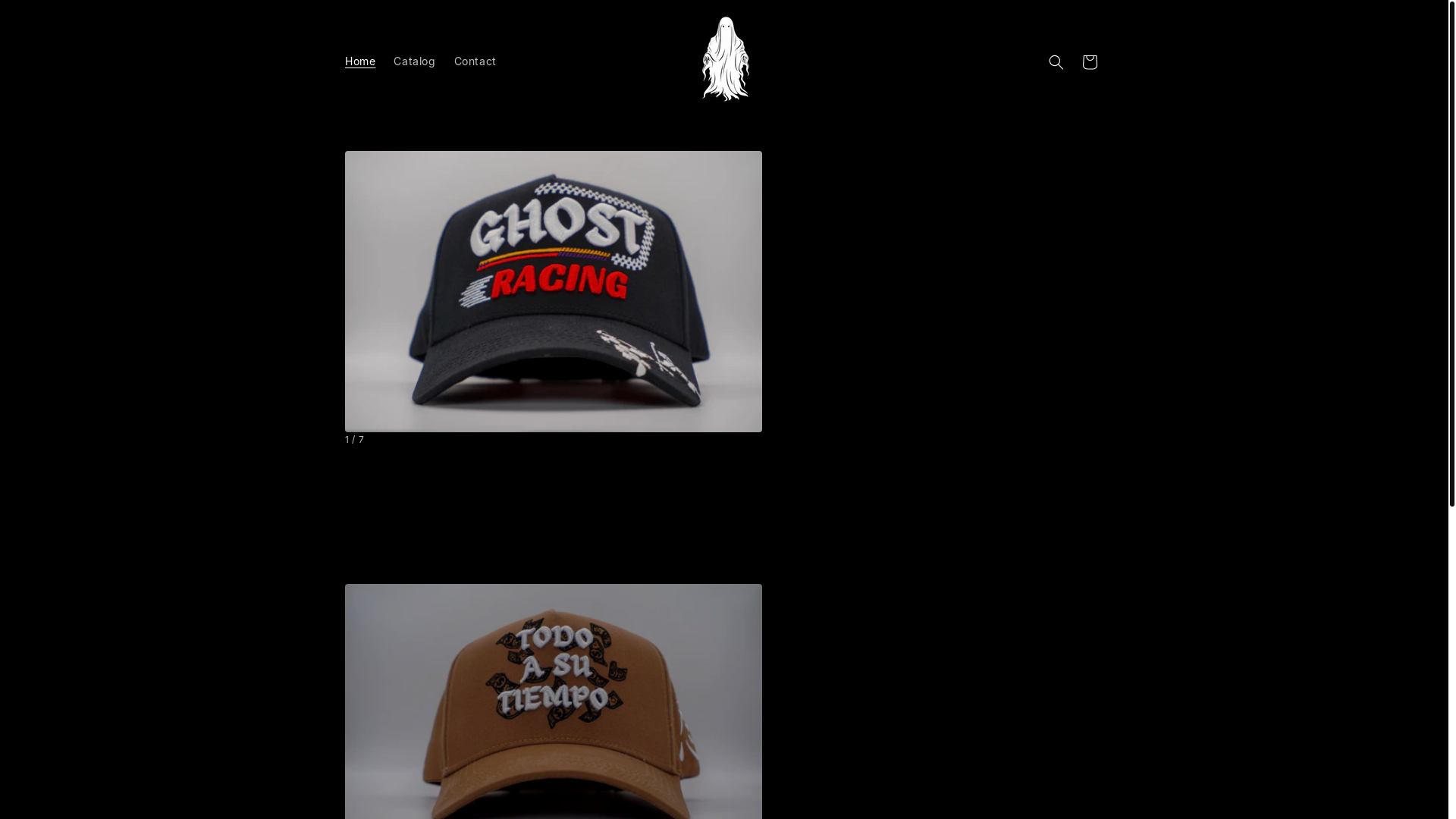 website screenshot of https://ghostbrand.shop/