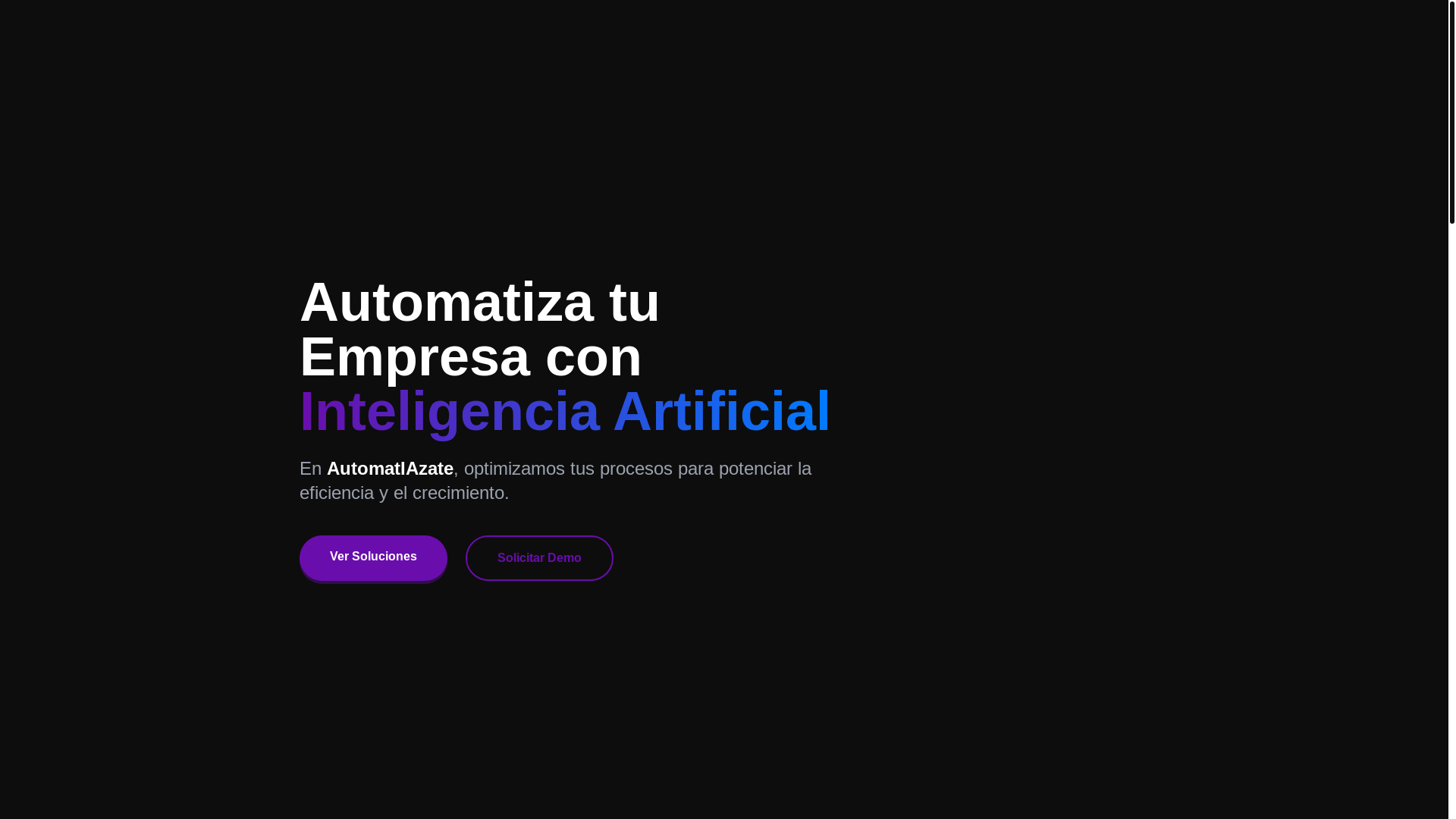 website screenshot of https://automatiazate.com/