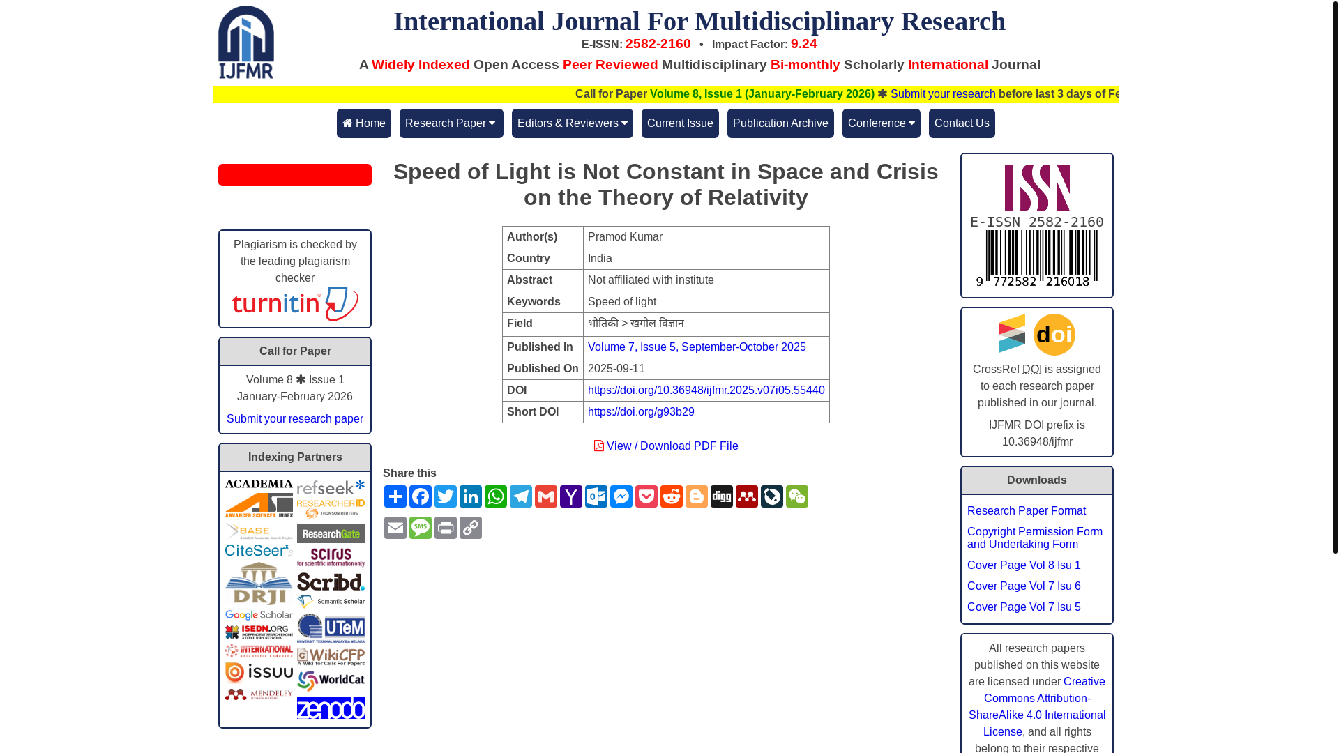 website screenshot of https://www.ijfmr.com/research-paper.php?id=55440
