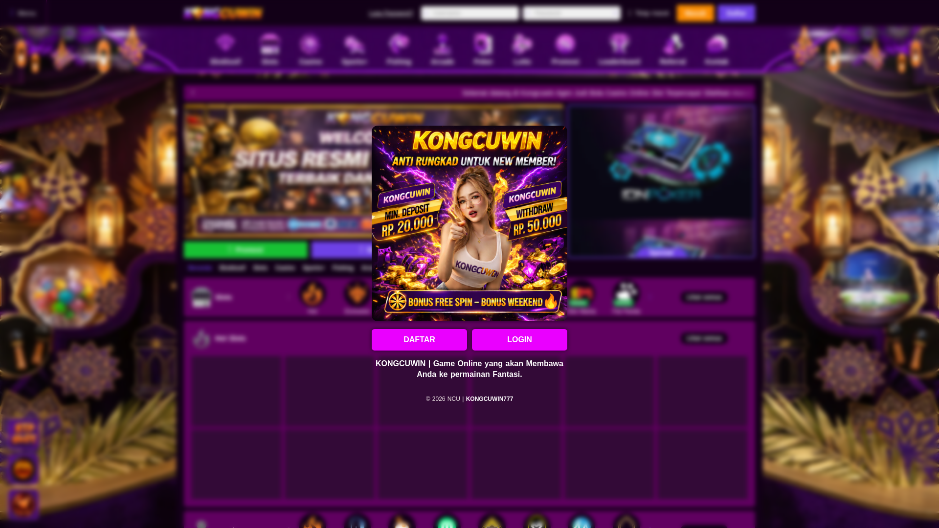 website screenshot of https://kongcuwin-oxplay.pages.dev/