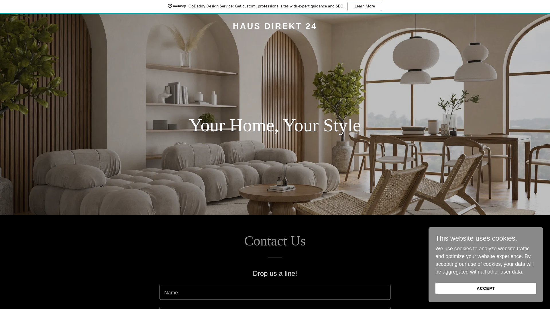 website screenshot of https://hausdirekt24.com
