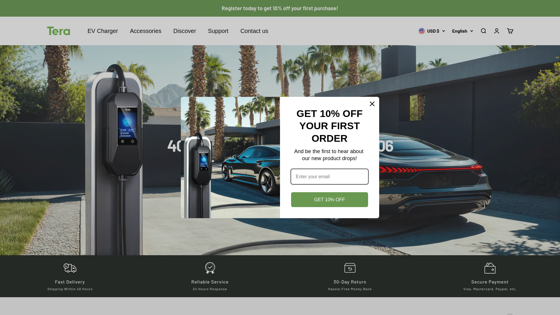 website screenshot of https://tera-innovation.com